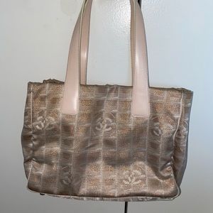 Authentic Chanel travel tote bag cc logo purse